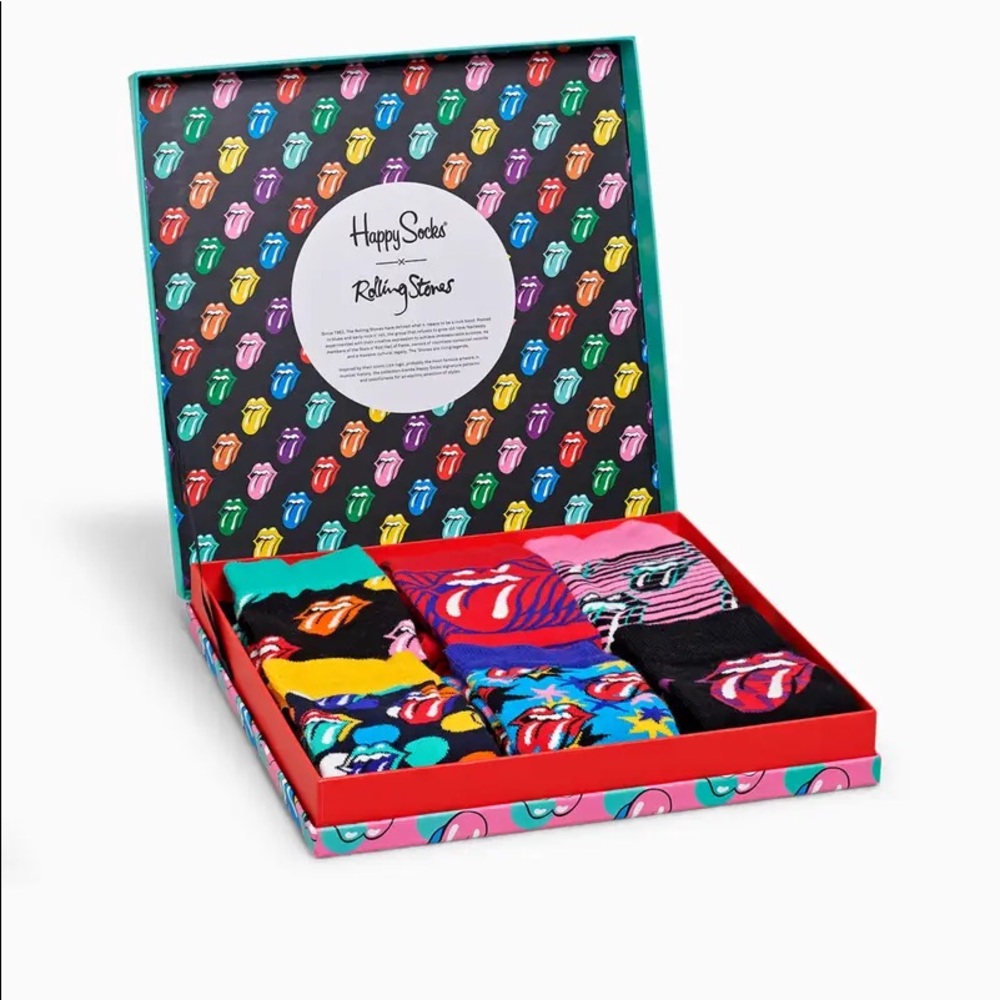 Happy Socks x Rolling Stones Collector Set 6-pack